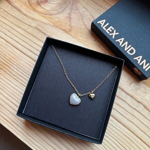 Alex and Ani Gold Heart Necklace